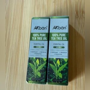 Akban Pure Tea Tree Oil Essential Oil Bundle of 2